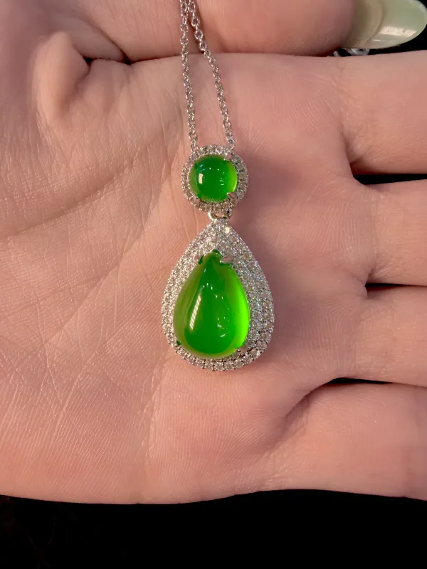Mặt dây chuyền Ngọc Bích Sương Vô Ưu